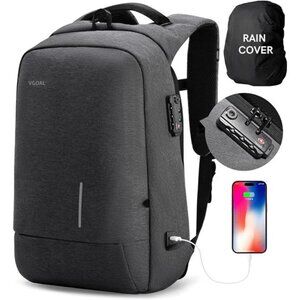 Laptop Backpack 15.6 inch with TSA Lock and USB Charging Flight Approved